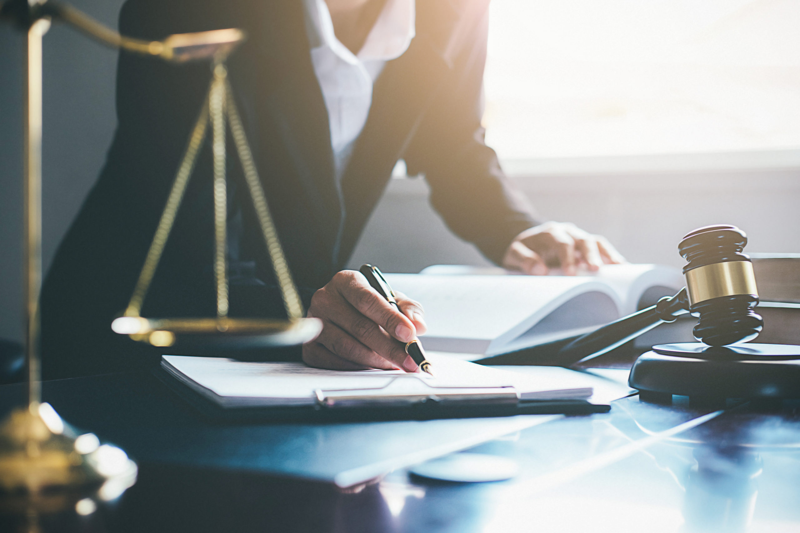 justice and law counsel gavel - shutterstock_1100540591