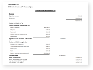 Settlement Statement