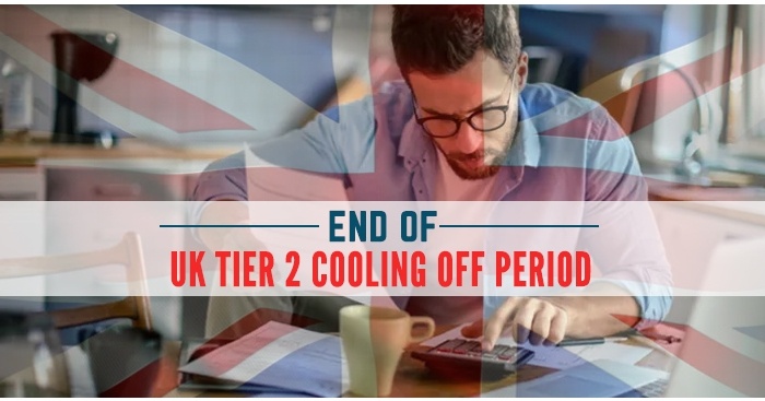 UK Tier 2 Cooling Off Period