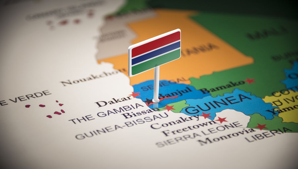 dreamstime_gambia map flag