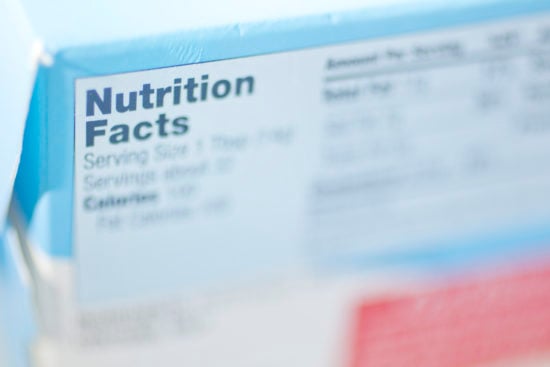 Nutrition Facts Label