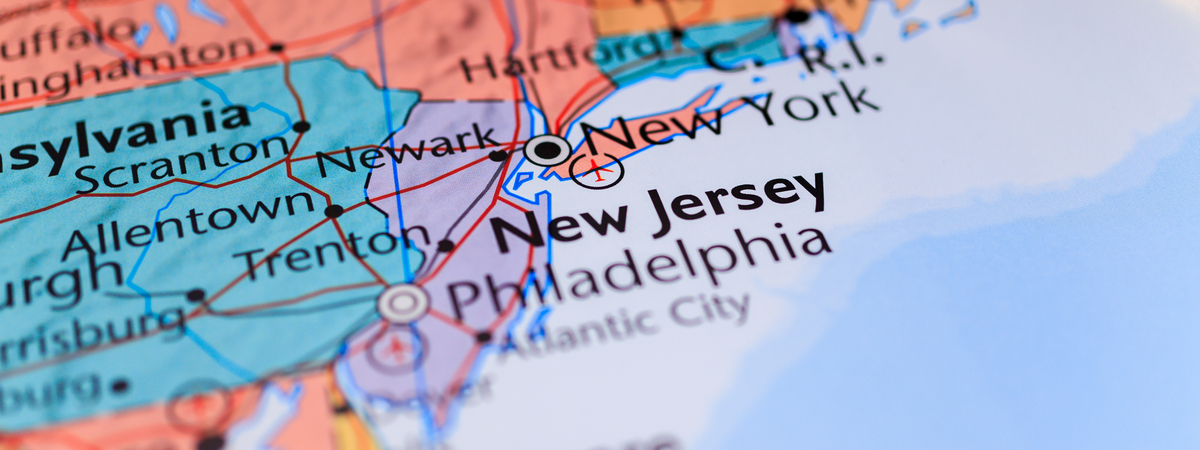New Jersey map
