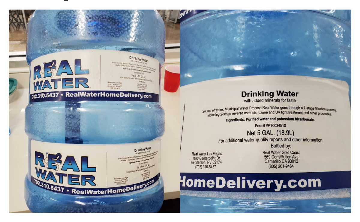 Real Water hepatitis 5 gallon