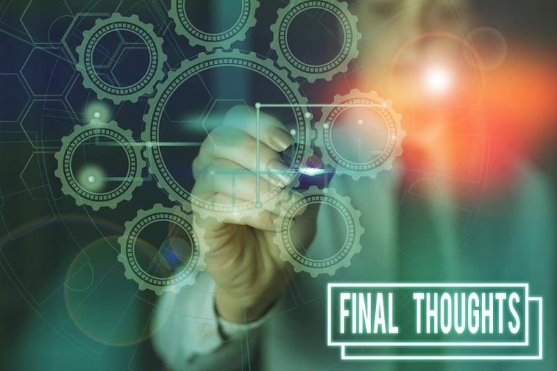 Final thoughts Final thoughts