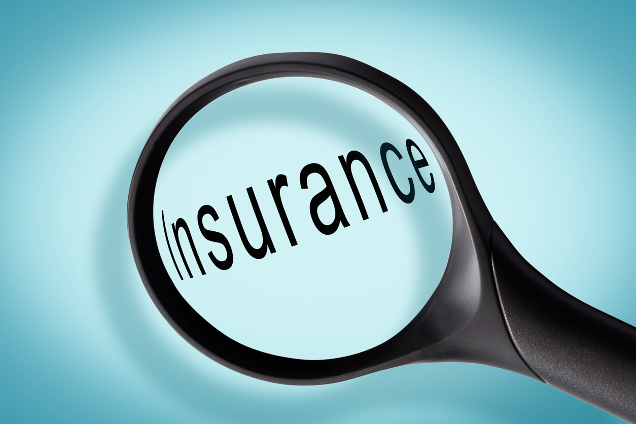 insurance seen through a magnifying glass