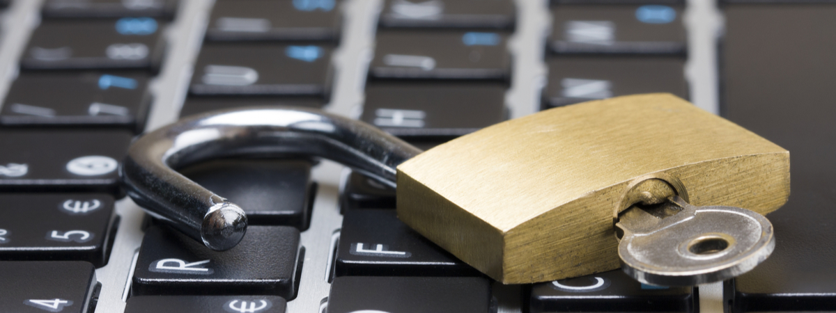 trade secrets lock key keyboard