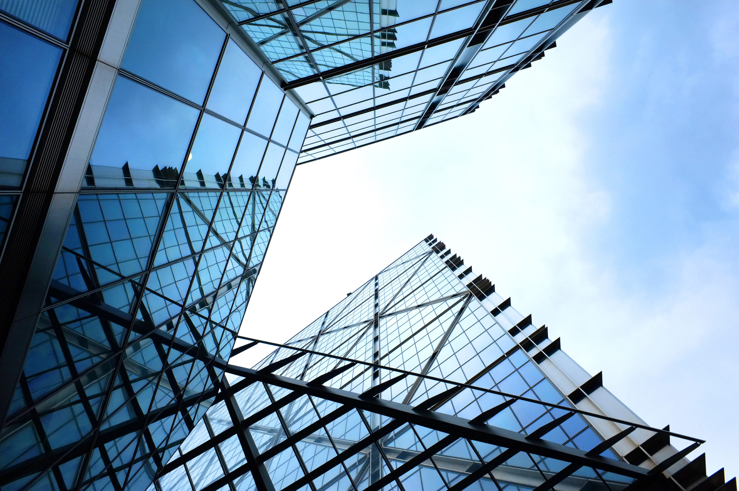 Building reflections in the city of London