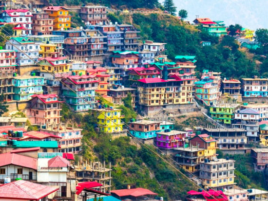 India-panoramic-landscape-of-Shimla-situated-in-Himachal-Pradesh