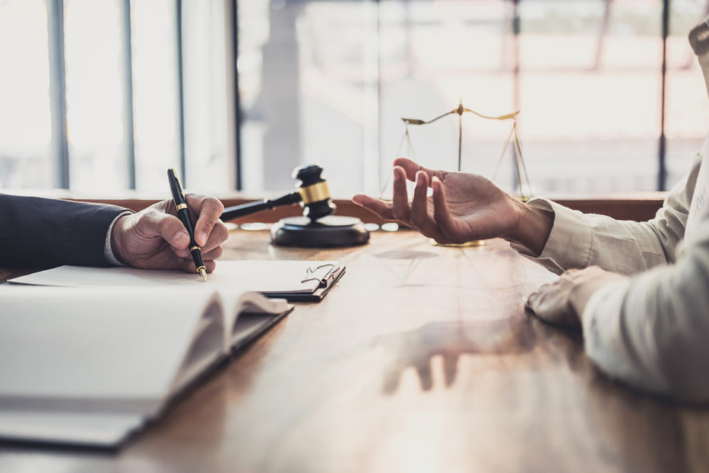 consultation asking questions to a West Palm Beach car accident lawyer