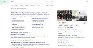 Screenshot of a Google My Business Listing