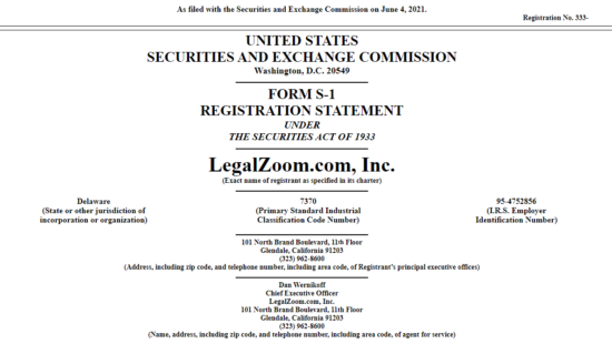 LegalZoom IPO