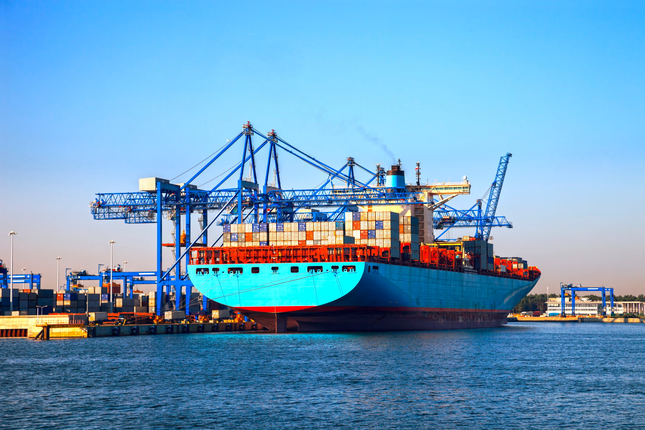 shipping containers - cargo ship-167080907