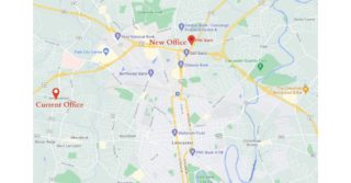 map of the old RKG offices and the new ones we're moving to