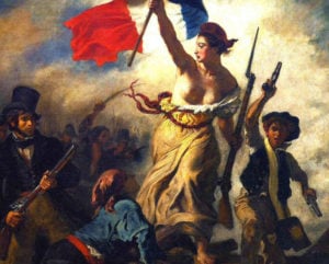 Delacroix painting Liberty Leading the People