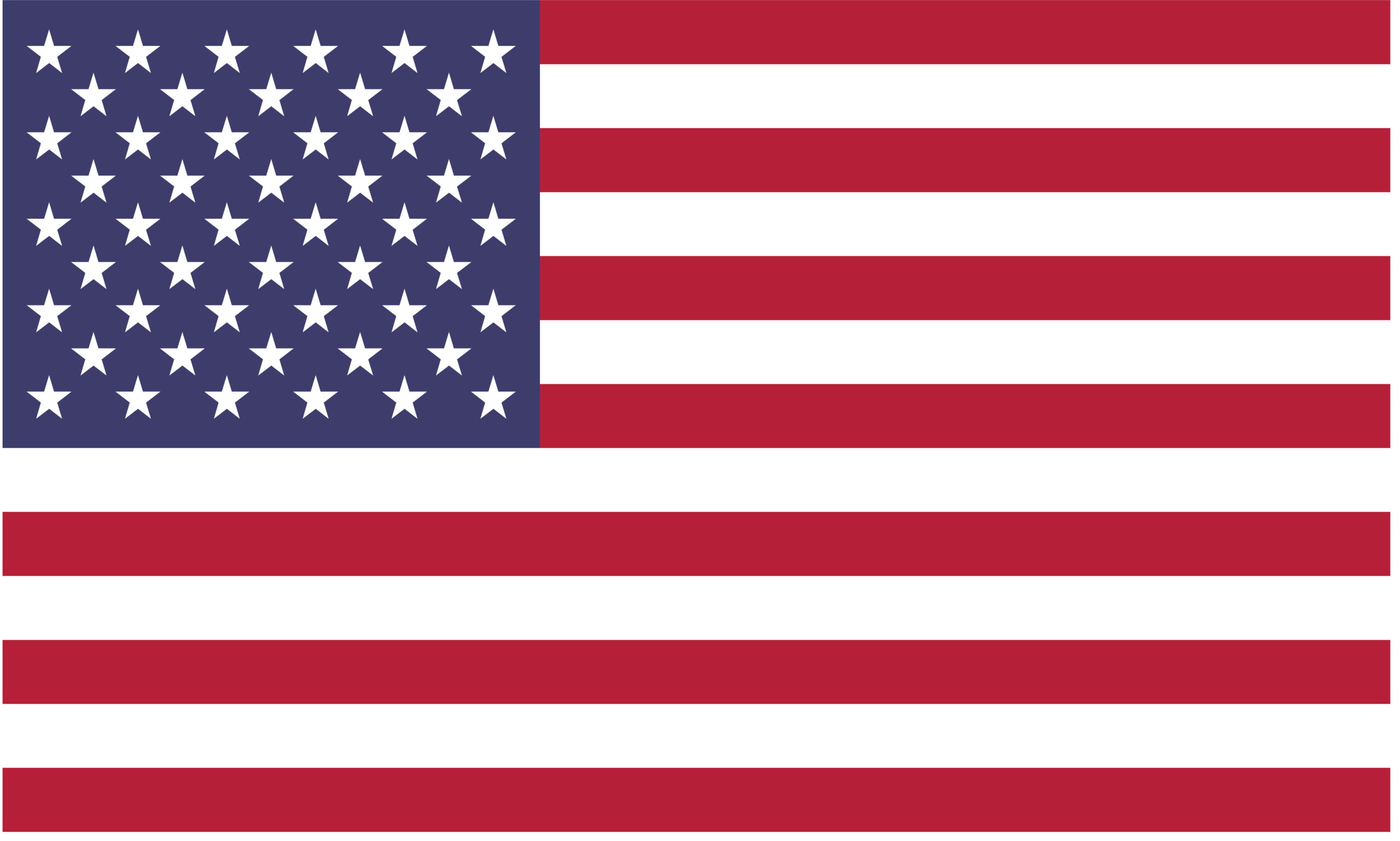 American flag 2D