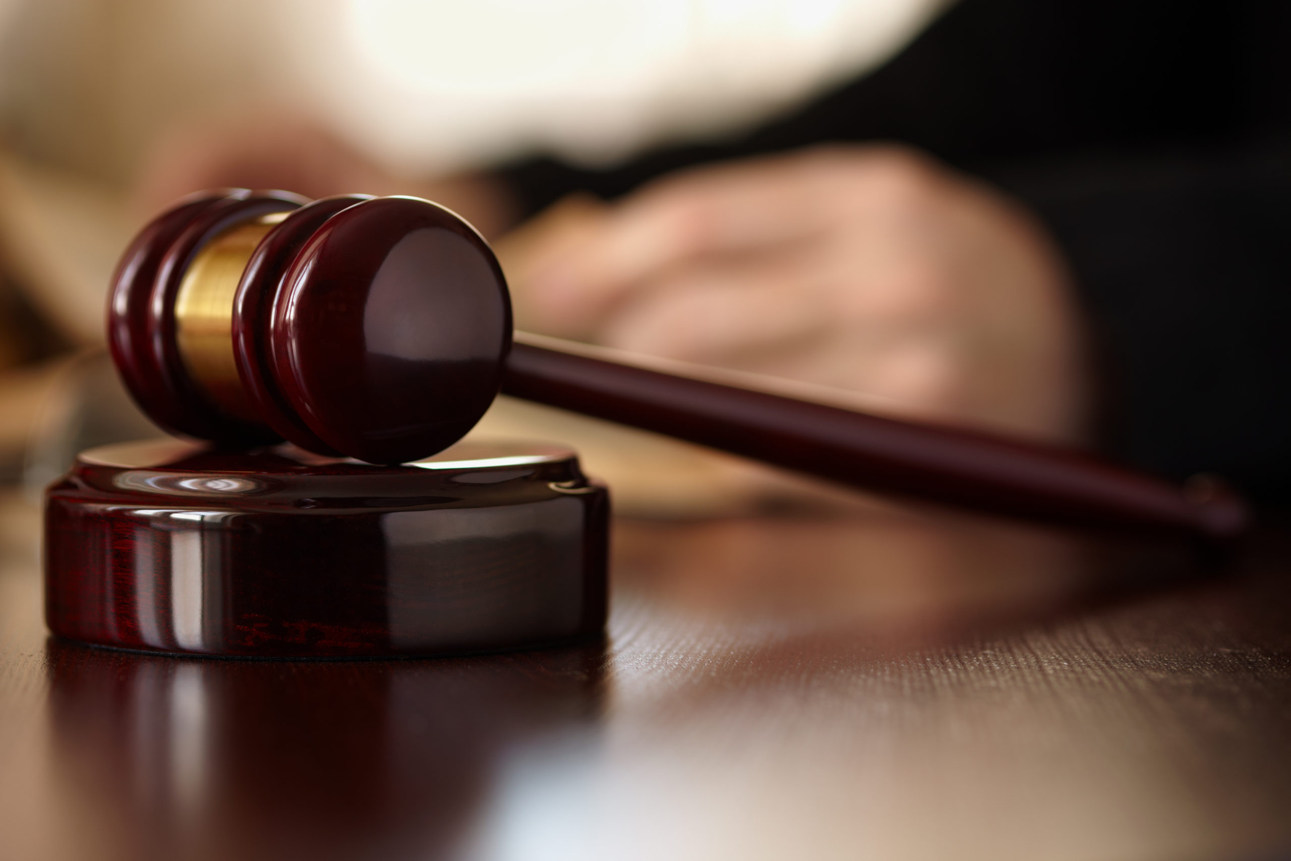 Litigation_gavel on books