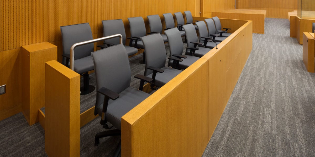 Jury box