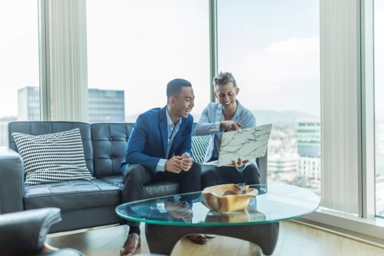 selling a law practice_3 An attorney working with a real estate agent to sell a law practice