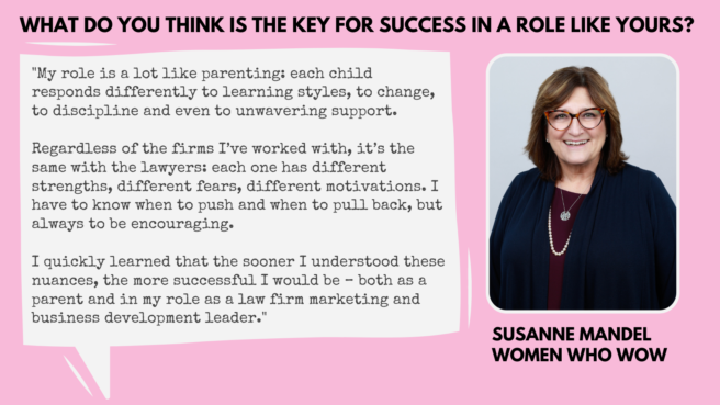 Women Who Wow: Suzanne Mandel