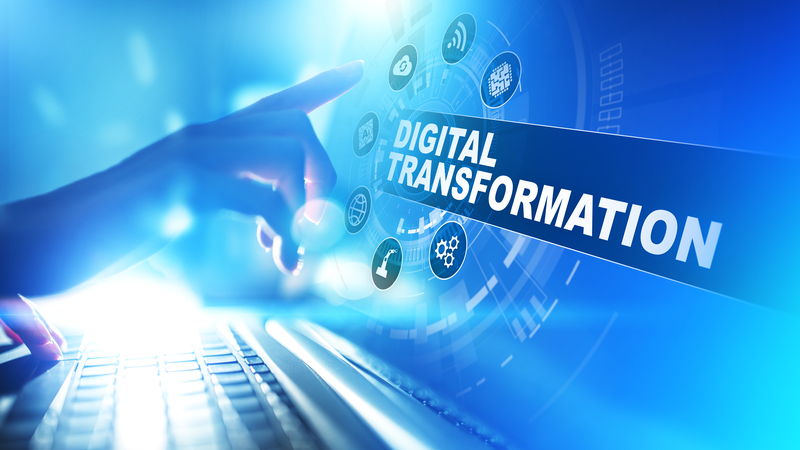 Digital transformation, disruption, innovation. Business and  modern technology concept.
