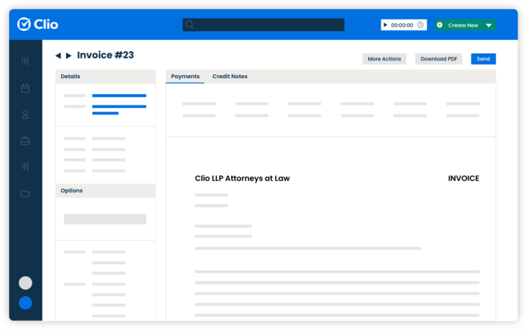 Create invoices quickly with Clio Create invoices quickly with Clio