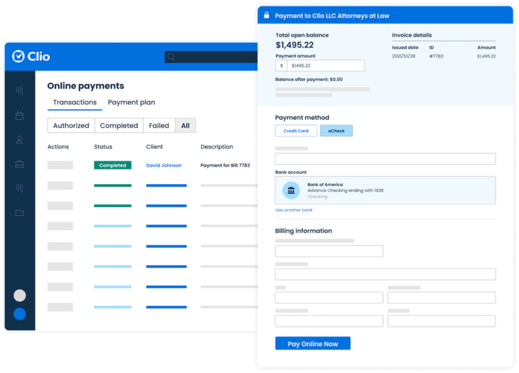 credit card surcharge clio payments