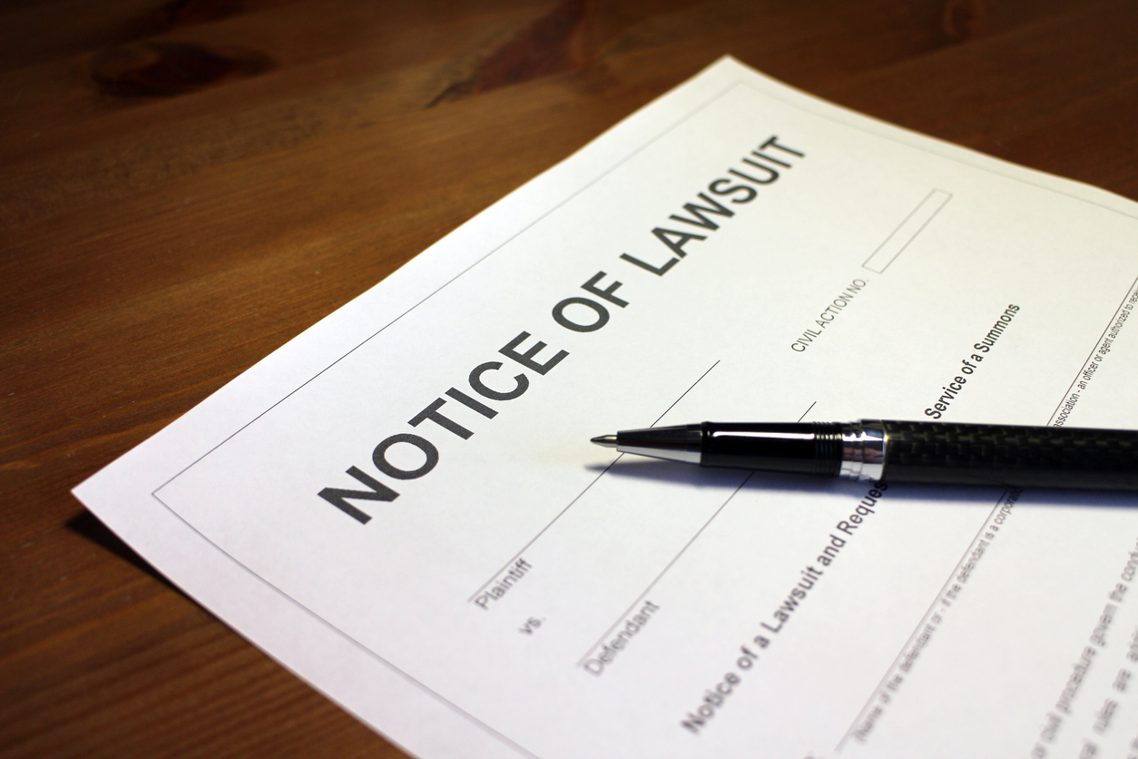 Notice of Lawsuit