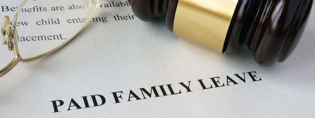 paid family leave law gavel