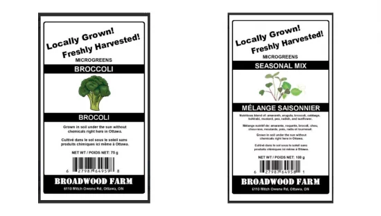 recalled microgreens CFIA