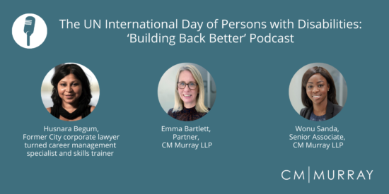 The UN International Day of Persons with Disabilities ‘Building Back Better’ Podcast