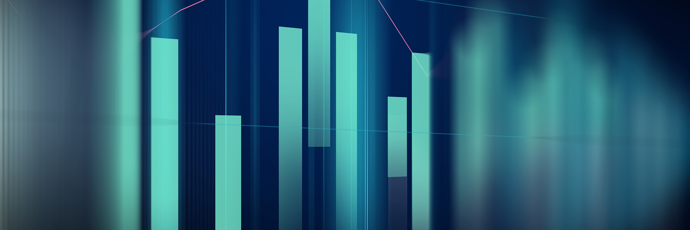 Technical financial graph on technology abstract background. Trading and investments illustration.