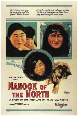 "Nanook of the North" movie poster appearing in Minnesota attorney Thomas James "public domain" article "Nanook of the North" movie poster