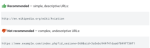Google's Webmaster Guidelines - recommended and not