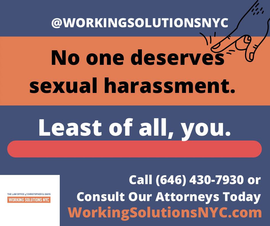 sexual harassment lawyers in NYC