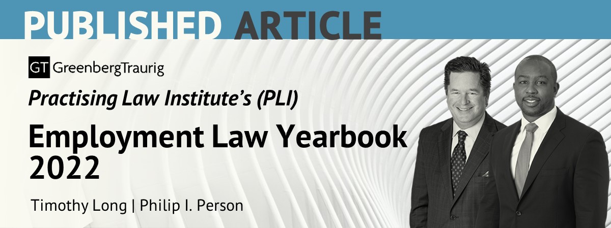 PLI Employment Law Yearbook blog image