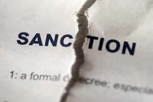 shot of word sanction