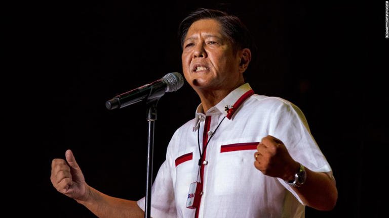 Marcos Jr., pictured on May 7