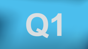 First Quarter Earnings Graphic