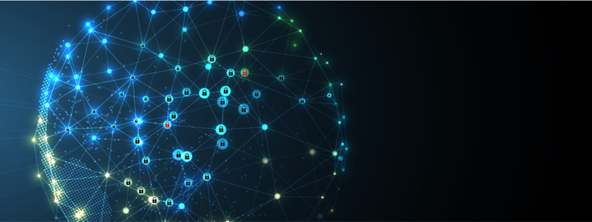 Cyber security and information or network protection. Future cyber technology web services for business and internet project