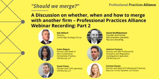 Should we merge A Professional Practices Alliance discussion on whether, when and how to merge with another firm Part 2