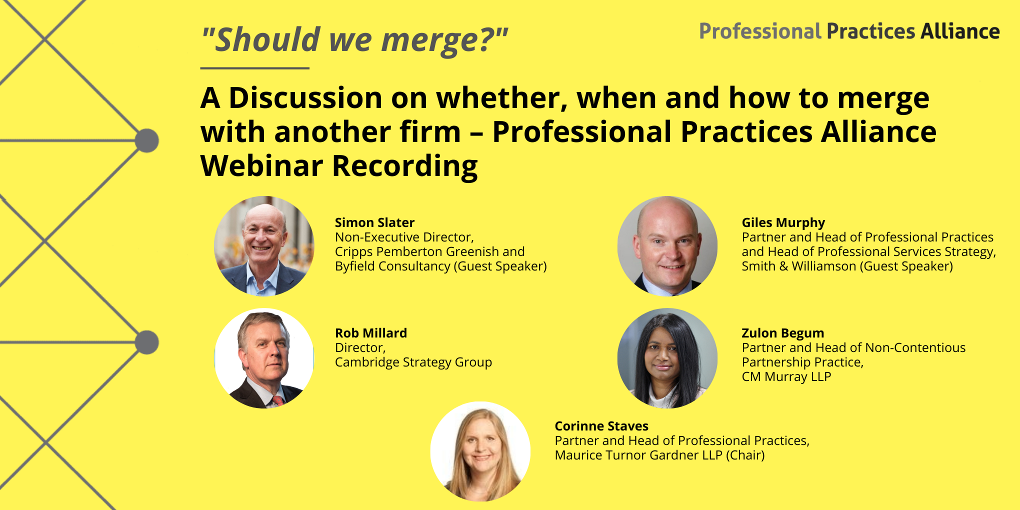 Should we merge A Professional Practices Alliance discussion on whether, when and how to merge with another firm