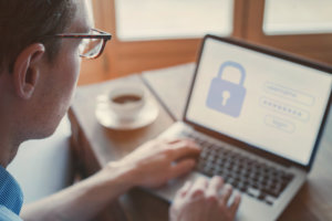 a cybersecurity mesh protecting a lawyer and his laptop device