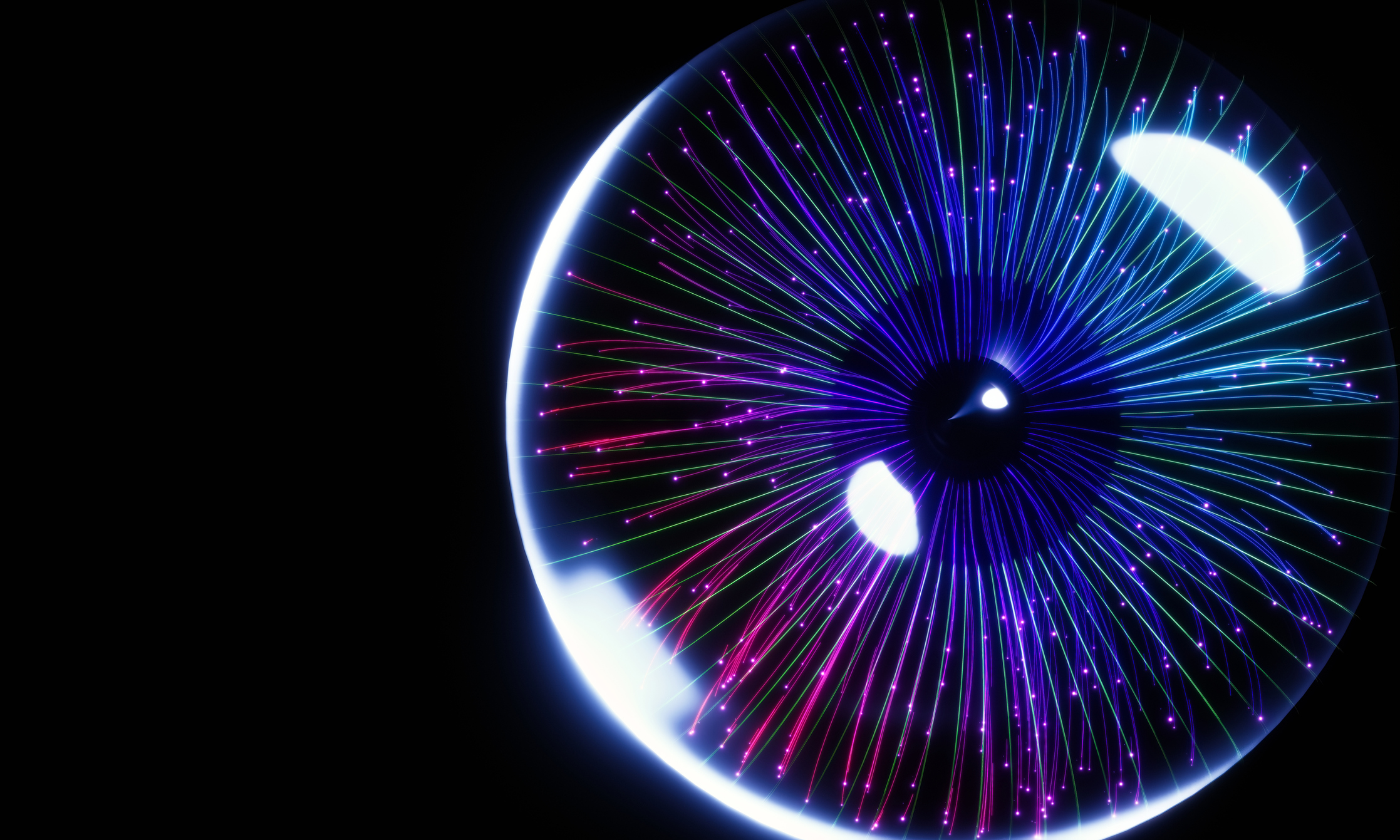 Abstract Digital Futuristic Eye