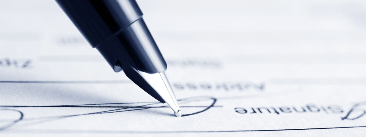 signed settlement contract agreement Shutterstock_105490796