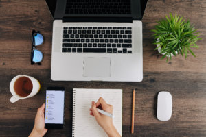 lawyer using cloud-based practice management software