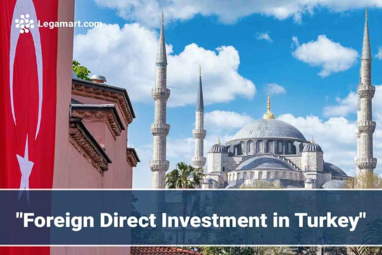Foreign Direct Investment in Turkey General A picture of mosque with a poster onForeign Direct Investment in Turkey