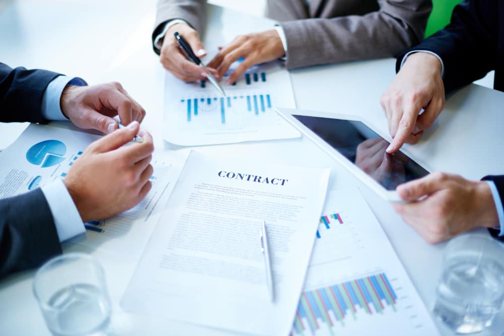 contract interpretation Commercial and Business Law A legamart team of lawyers working on contract interpretation