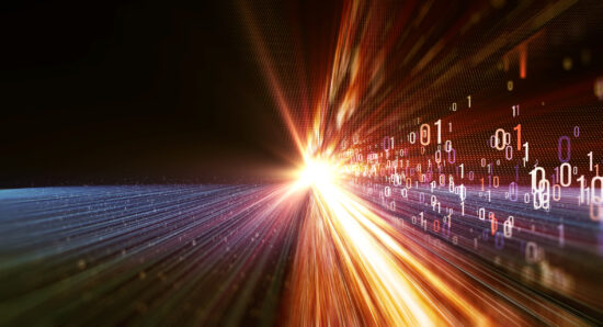 Binary code background