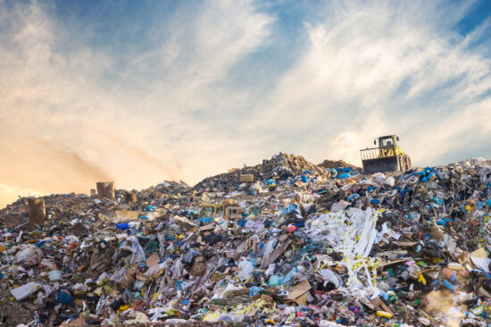 Garbage,Pile,In,Trash,Dump,Or,Landfill.,Pollution,Concept.