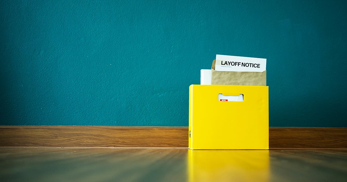 close up box of stuff and document paper and show need a job after coronavirus (covid-19)takeaway your jobs